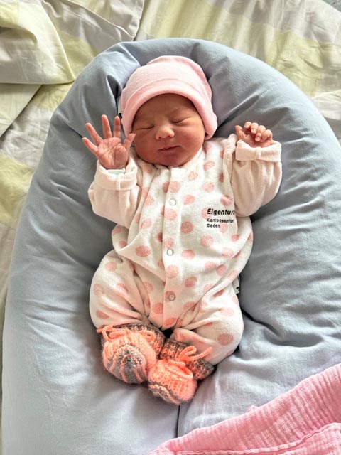 Das KSB-Neujahrsbaby. Foto: zVg