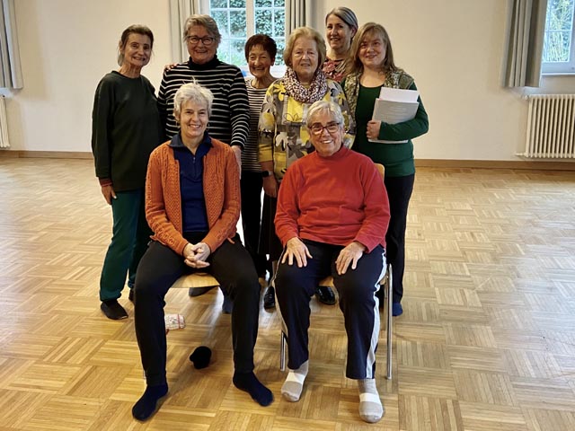 Gruppenbild mit den Kursteilnehmerinnen. Foto: zVg
