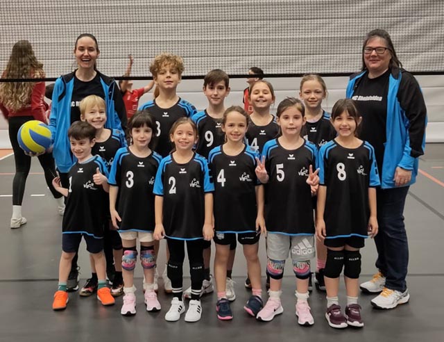 Die U11 Kids des VBC Rheinfelden. Foto: zVg