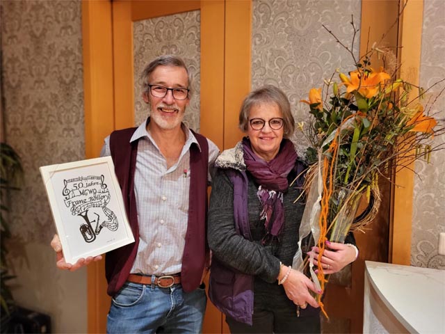 Ehre, wem Ehre gebührt: Franz Böller und Rita Sauter. Foto: zVg