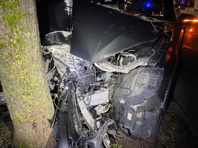 Unfall in Obersiggenthal. Foto: Polizei Aargau