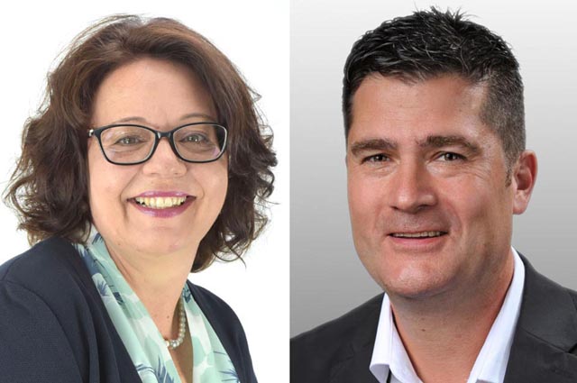 Das künftige Führungsduo des VAOF: Jeannine Läubli wird stellvertretende Geschäftsführerin und Patrick Hüsser neuer Geschäftsführer. Fotos: zVg