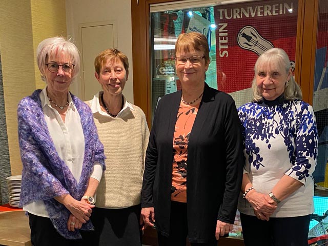 Neuer Vorstand: Brigitte Glauser, Judith Born, Lucia Leubin, Ursula Jehle;, es fehlt Heike Rehmann. Foto: ls