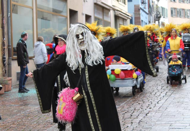 Fröhlicher Fasnachtsumzug in Rheinfelden. Foto: Sonja Fasler