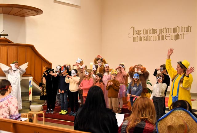 Bunter Fasnachtsgottesdienst in der reformierten Kirche Möhlin. Foto: zVg