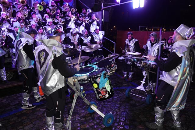 Druckvoll. Die Schnörri Plätzer Reckingen. Foto: Peter Schütz