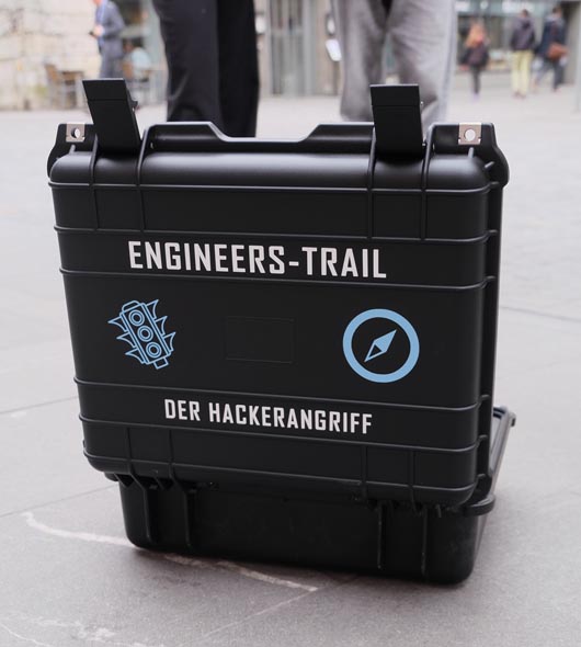 Koffer des Ingenieur-Trails. Foto: © Kanton Aargau