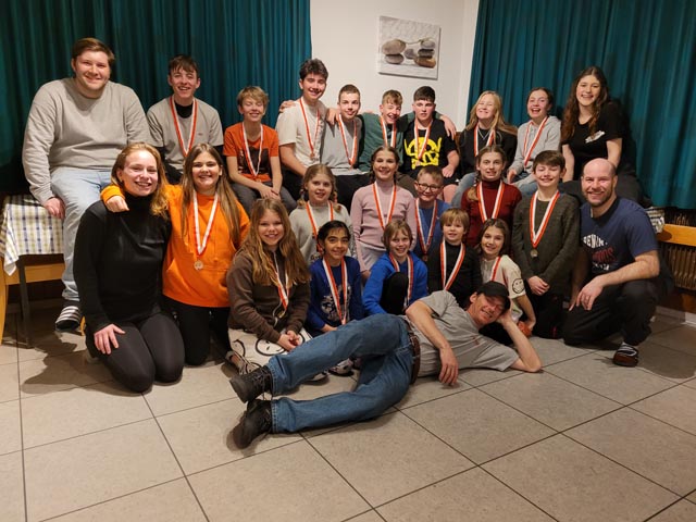 Bunt durchmischte Lagerschar. Foto: zVg