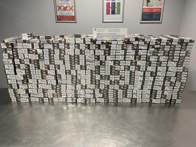 Basel: Zehntausende Zigaretten geschmuggelt