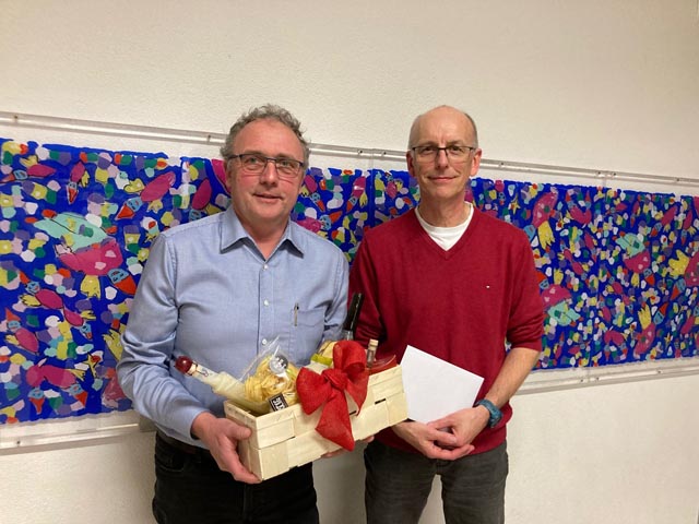 Vizepräsident Urs Vogt (links) und Präsident Jürg Winter. Foto: zVg