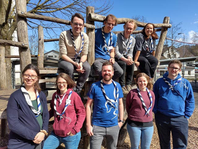 Der Vorstand der Pfadi Aargau. Foto: zVg