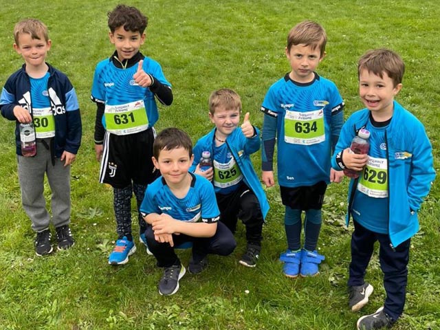 Die jüngsten Läufer des TV Stein. Foto: zVg