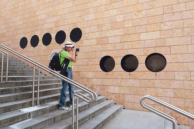 Felix Weinig hat ein passendes Motiv gefunden. Foto: Jackie Venzin