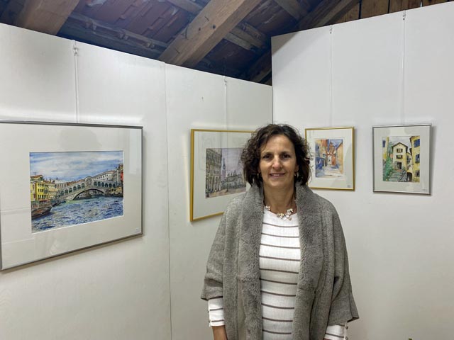 Ein grosser Teil der Aquarelle ist in diesem Jahr entstanden. Foto: Sonja Fasler 