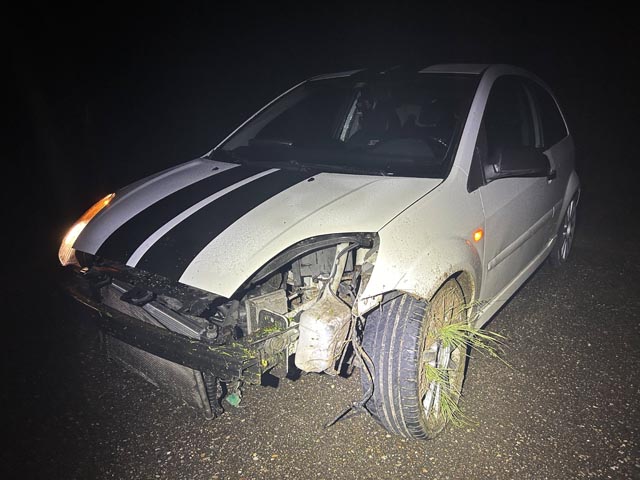 Unfallfahrzeug in Olsberg. Foto: Polizei Aargau