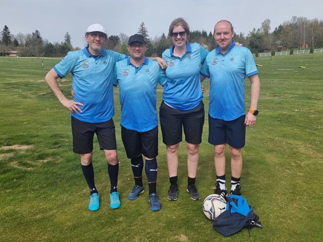 Das Team von Footgolf Basel. Foto: zVg