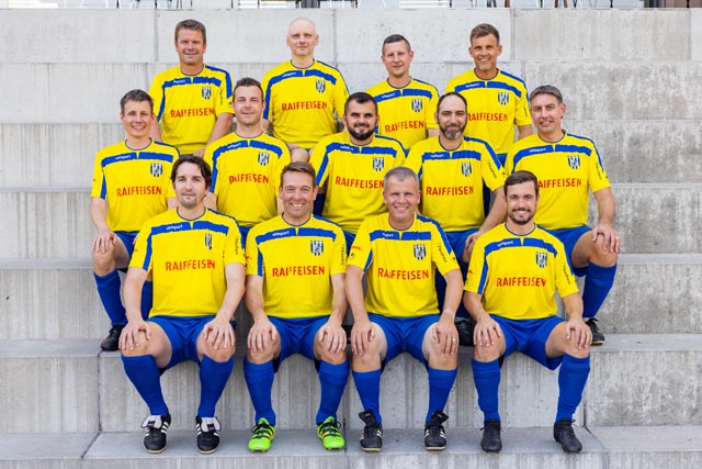 Die Senioren 40+ des FC Frick. Foto: zVg