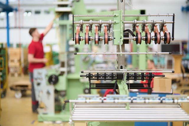 Blick in die Produktion in Frick. Foto: Lucia Hunziker