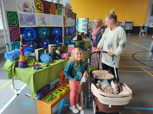 Ausstellung der Zeichen- und Werkarbeiten der Schule Gipf-Oberfrick. Foto: zVg