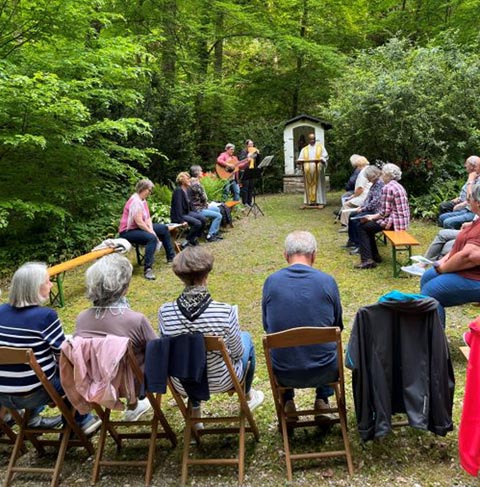 Maiandacht in Zeiningen. Foto: zVg