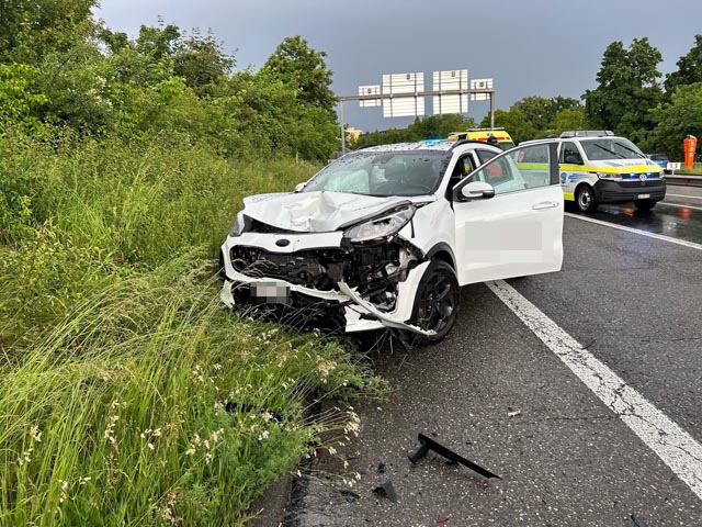 Buchs: Auffahrunfall mit vier beteiligten Fahrzeugen