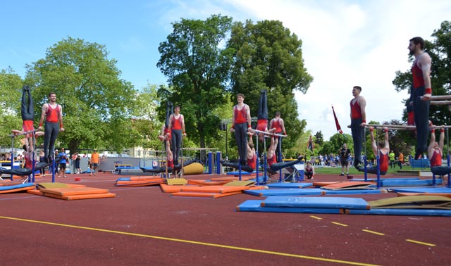 Turnfamilie Sulz am Munot-Cup. Foto: zVg