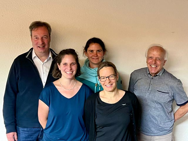 Das OK (v.l.) mit Uwe Sahmer, Sandra Hohler, Melanie Nägele, Alexandra Honegger und Mani Eugster freut sich auf ein Fest mit vielen Besuchern und bleibenden Erinnerungen. Foto: zVg