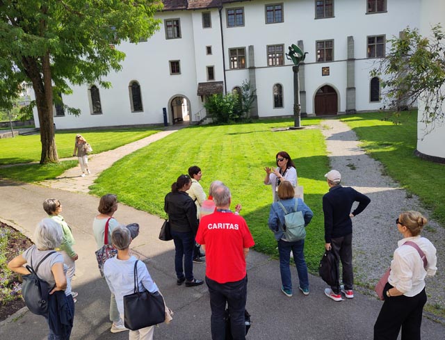 Klosterhalbinsel Wettingen. Foto: © Caritas Aargau 