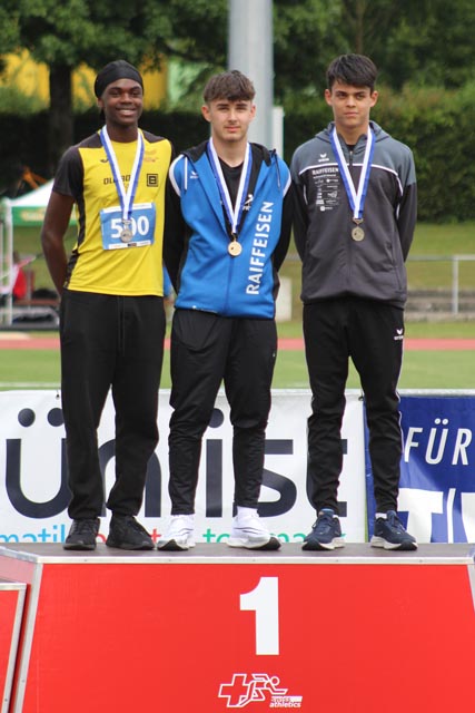 Regionenmeister über 80m: Manuel Núñez. Foto: Stefan Hoenke