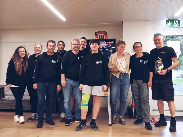 Team «Kontrast» und «Jam!»–Team – ein gelungener Fachaustausch. Foto: zVg