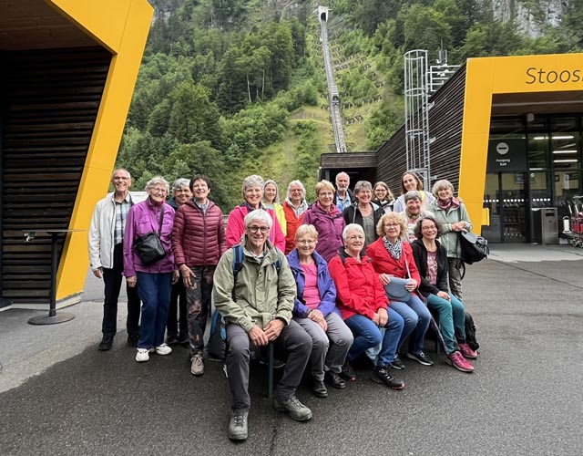 Kirchenchor Gansingen auf dem Stoos. Foto: zVg