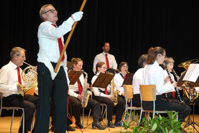 Die Musikgesellschaft Frick umrahmte die Bundesfeier. Foto: Peter Schütz