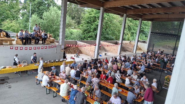 Das «Echo vom Fricktal» unterhielt die Festgemeinde. Foto: zVg