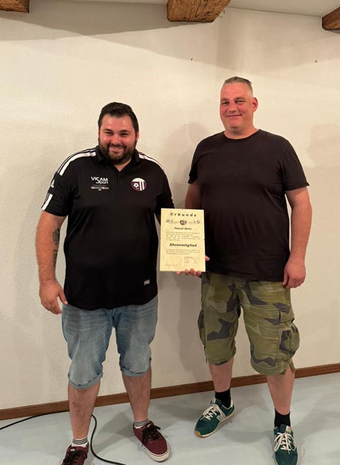 Präsident Daniel Spühler und Roberto Rizzo. Foto: zVg