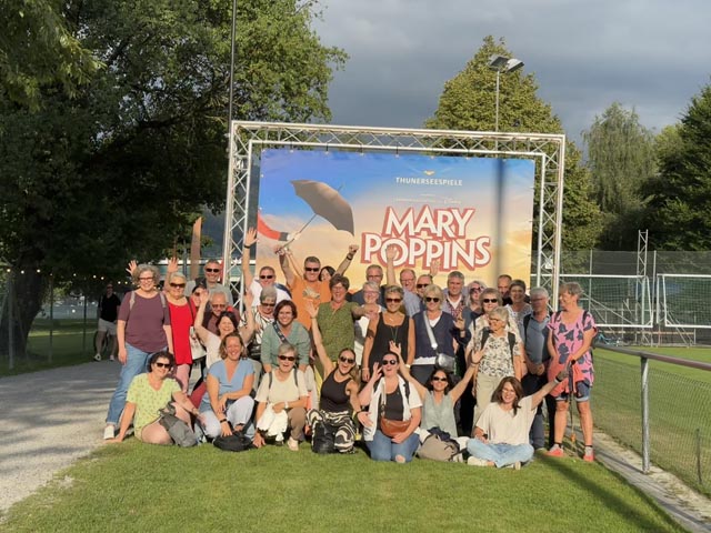 Der Theaterverein Kaiseraugst an den Thunerseespielen „Mary Poppins“. Foto: A. Baumann
