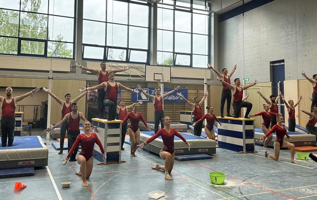 Das Reckteam überzeugte und erreichte den dritten Podestplatz. Foto: zVg