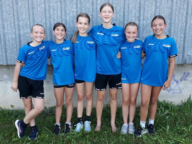 U14 Girls, Siegerinnen Bänklifussball. Foto: zVg