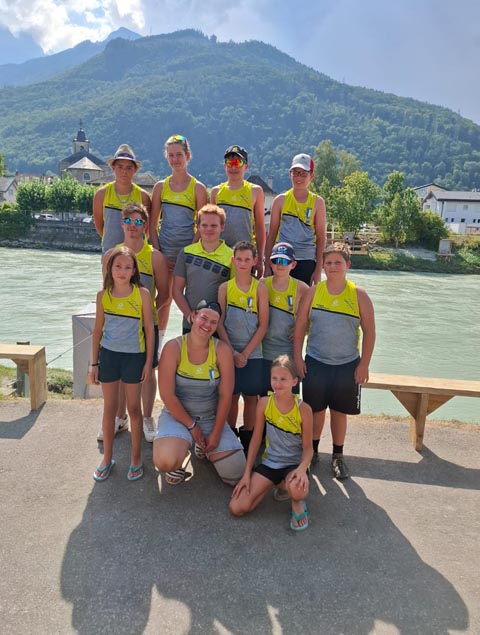 Gruppenfoto der Jungpontoniere Schwaderloch. Foto: zVg