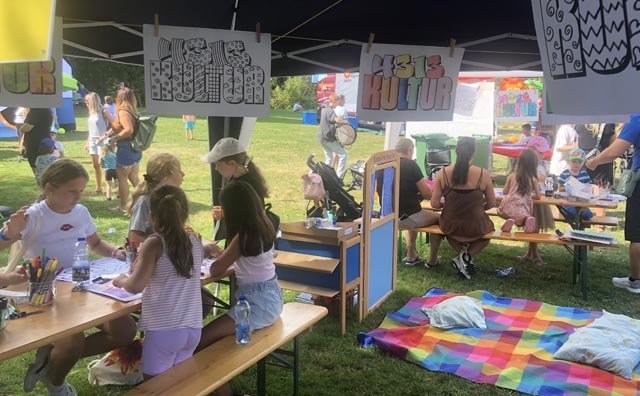 Auch die Kinder kamen nicht zu kurz. Foto: Dominik Pfoster