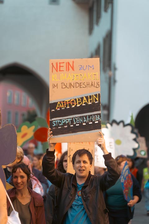 Klimastreik in Baden. Foto: zVg