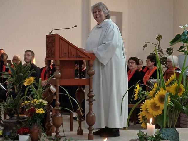 Antonia Hasler war als Regionalverantwortliche für die Bistumsregion St. Urs zu Gast. Foto: Fabrice Müller