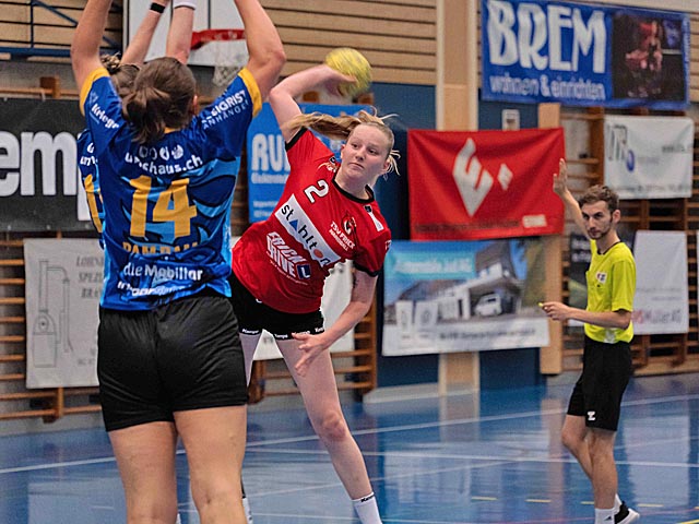 Ayla Romano vom TSV Frick im Angriff. Foto: zVg