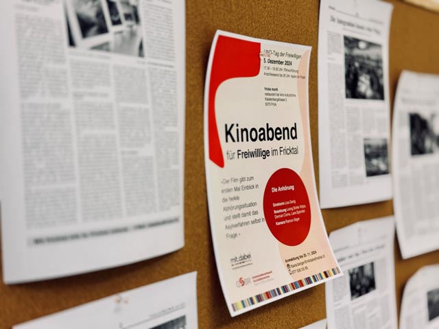 Als Dankeschön wurden die Freiwilligen zu einem Kinoabend eingeladen. Foto: zVg