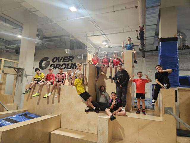 FC Stein Junioren in der Ninja-Halle