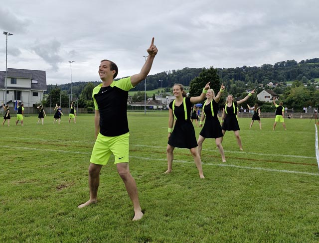 Mitreissende Gymnastikvorführung. Foto: zVg