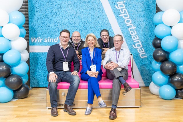 Der Vorstand der IG Sport Aargau mit Roger Keusch, Jörg Sennrich, Gesa Gaiser, Marco Staldegger und Roland Polentarutti (v.l.n.r). Foto: zVg