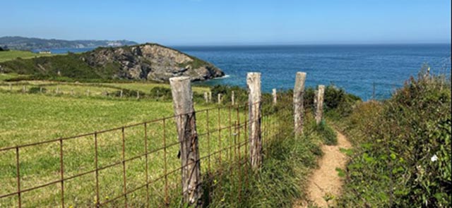 Auf dem Küstenweg in Nordspanien. Foto: Fritz Kammermann