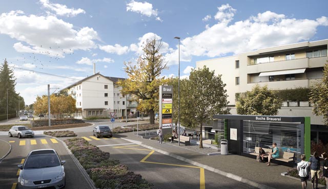 Mitteldorfstrasse in Buchs. Foto: Copyright Kanton Aargau