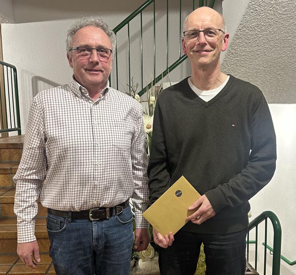 Vizepräsident Urs Vogt (links) und Präsident Jürg Winter. Foto: zVg