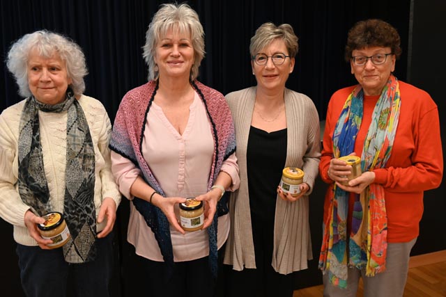 Von links: Vermittlerinnen: Marianne Vogler, Marina Herzog, Claudia Künzli, Helen Maurer. Foto: zVg